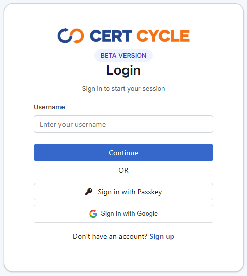 login username